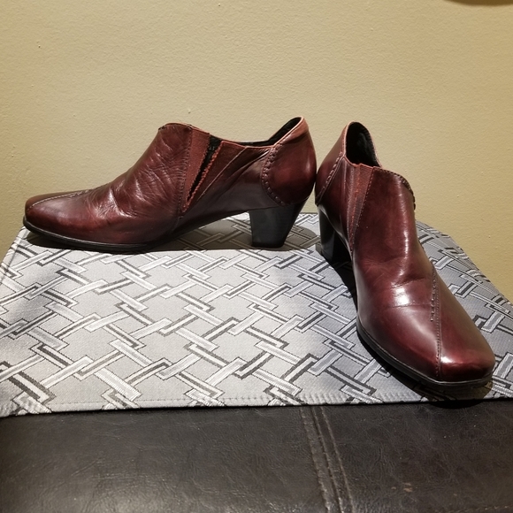 CANAL GRANDE Oxblood Leather Ankle Boots (Size 8) - Picture 12 of 16